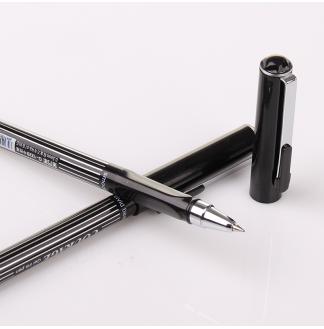 钢夹条纹杆0.5MM子弹配RS07系列芯拔帽中性笔