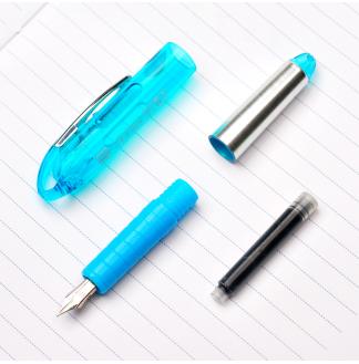 科学家系列硬笔书法专用F型4+1拔帽钢笔