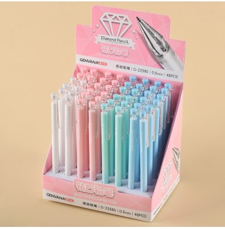 波点素色风0.5mmHB自动铅笔