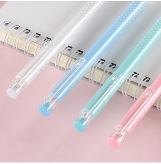 波点素色风0.5mmHB自动铅笔