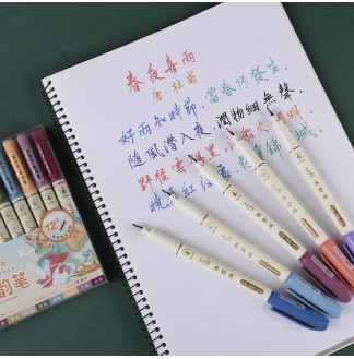 柔韵笔国韵色手绘软头小楷秀丽笔