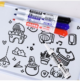 长头72小时脱帽不干2mm白板笔